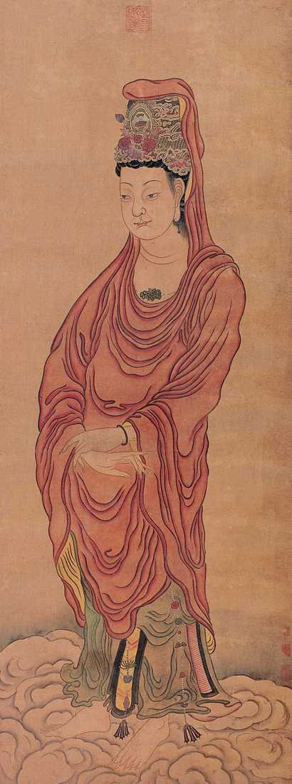 佚名 观音 立轴